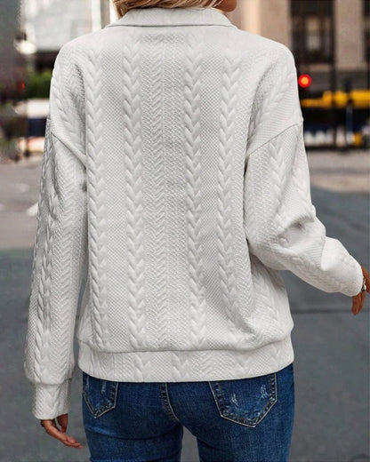 Classic Solid Zip-Up Hoodie