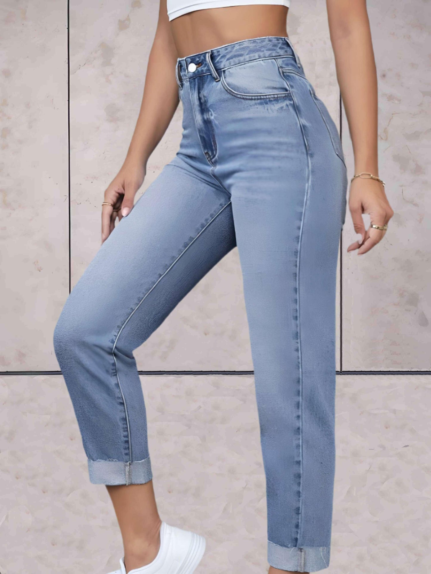 Eline | Stylish High-Waisted Jeans