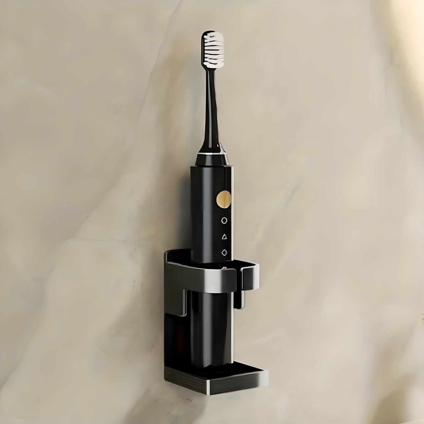 GripRack | Wall-Mounted Electric Toothbrush Holder - Bathroom Organizer for Toothbrush Storage