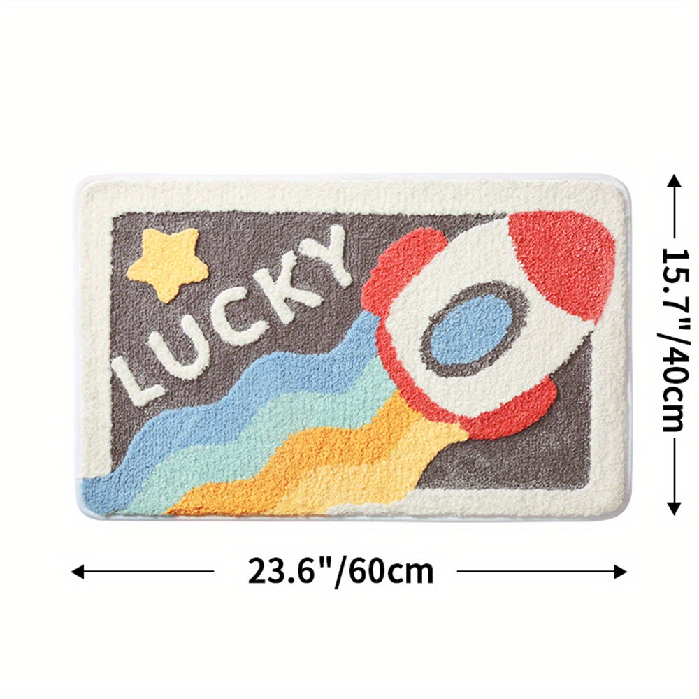 DryStep | Ultra-Absorbent Non-Slip Bath Mat - Fast-Drying Mat for Safe and Comfortable Bathroom Use