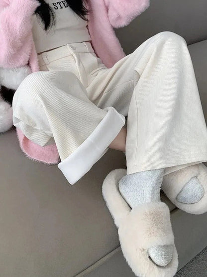 Fenna | Women's Corduroy Pants with Luxurious Soft Lining