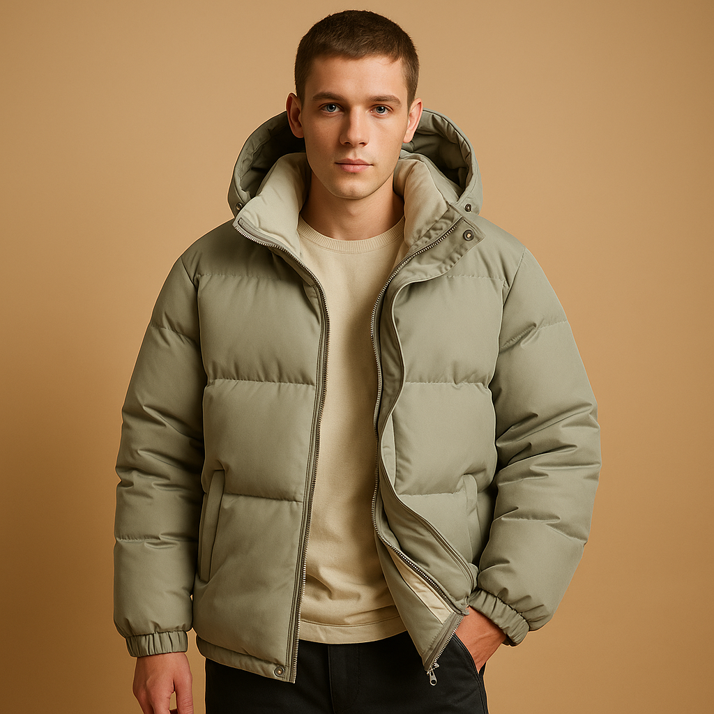 Men's Hooded Padded Jacket | Milan Collection