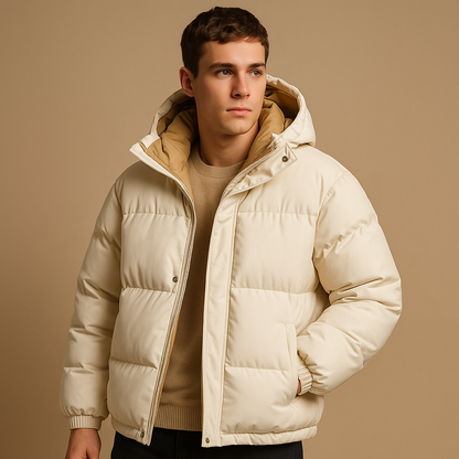 Men's Hooded Padded Jacket | Milan Collection