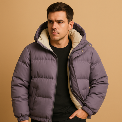 Men's Hooded Padded Jacket | Milan Collection