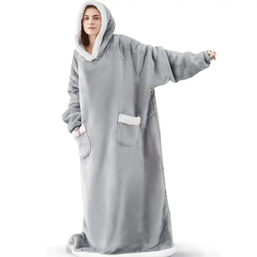 Extra-Large Hooded Blanket Robe
