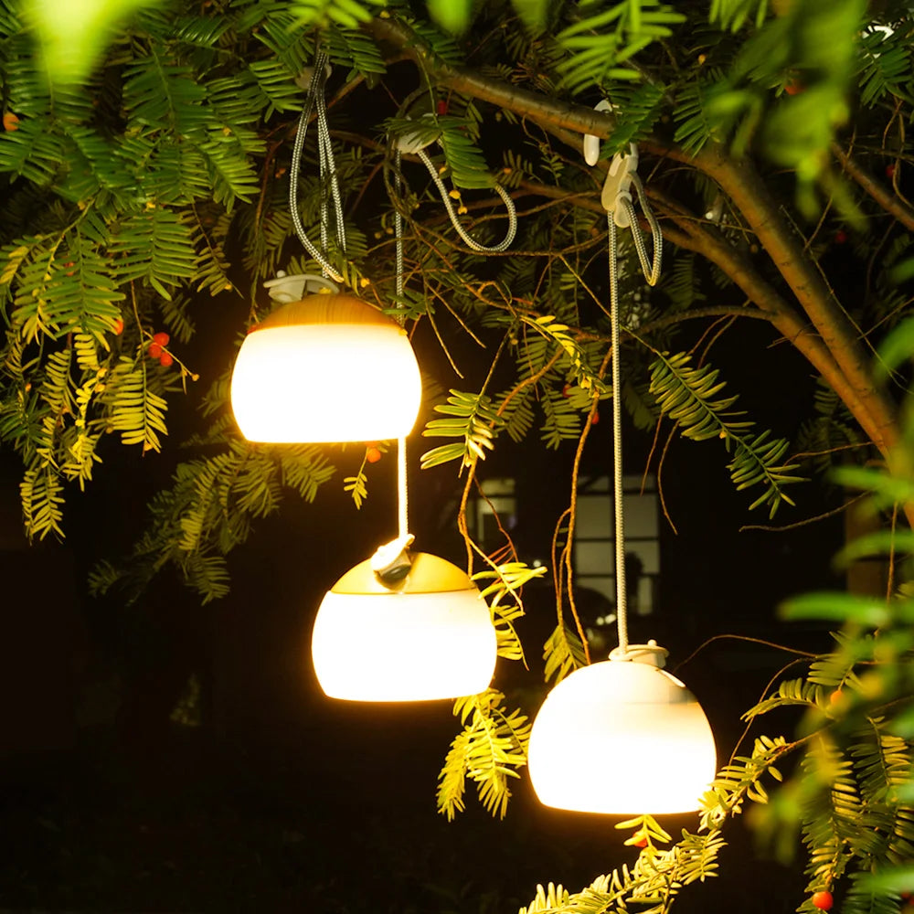 CampGlow Vintage USB Rechargeable Lantern