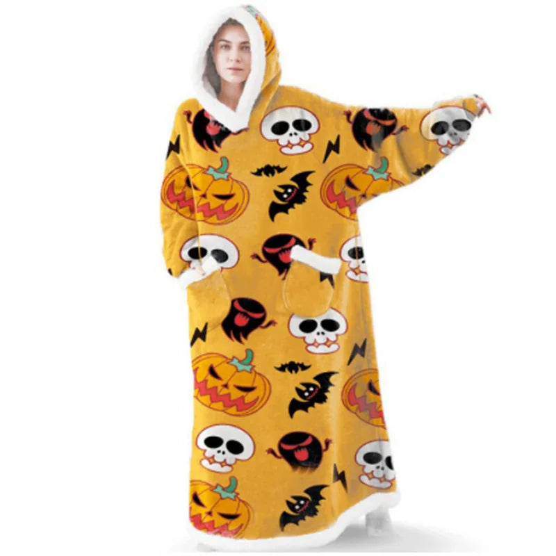 Extra-Large Hooded Blanket Robe