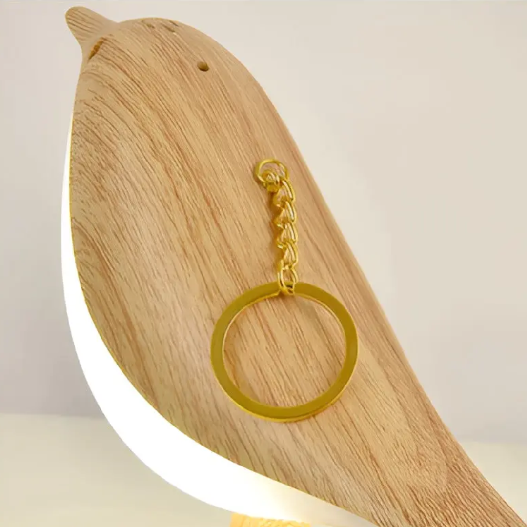 FeatherGlow: Stylish Bird-Shaped LED Lamp with Touch Control and Aromatherapy Feature
