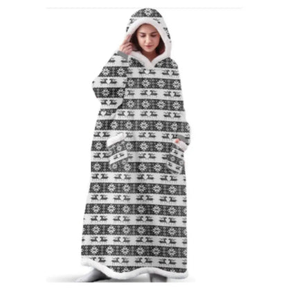 Extra-Large Hooded Blanket Robe