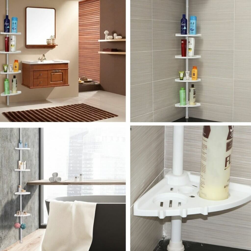 CornerNook | Stylish and Durable Space-Saving Bathroom Corner Shelf