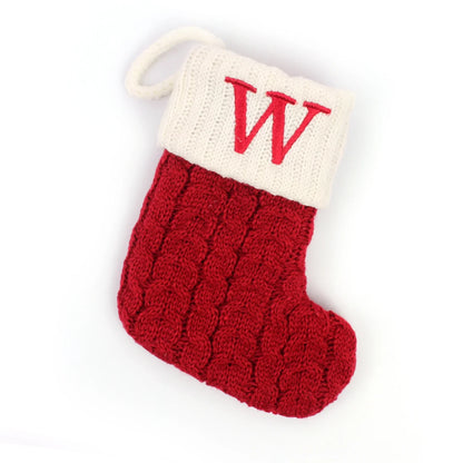 Personalized Christmas Patterned Socks with Embroidered Name