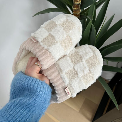 Cozy Thick Cotton Winter Slippers