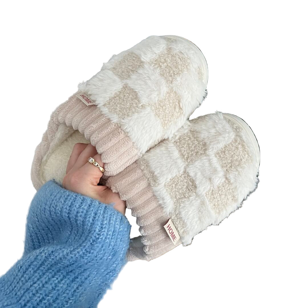 Cozy Non-Slip Slippers with Plush Lining