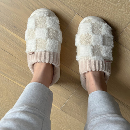 Cozy Thick Cotton Winter Slippers
