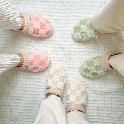 Cozy Thick Cotton Winter Slippers