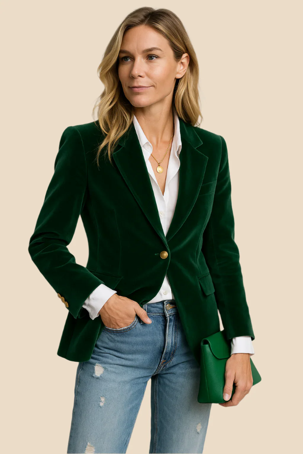 Gabriella | Women's Velvet Blazer