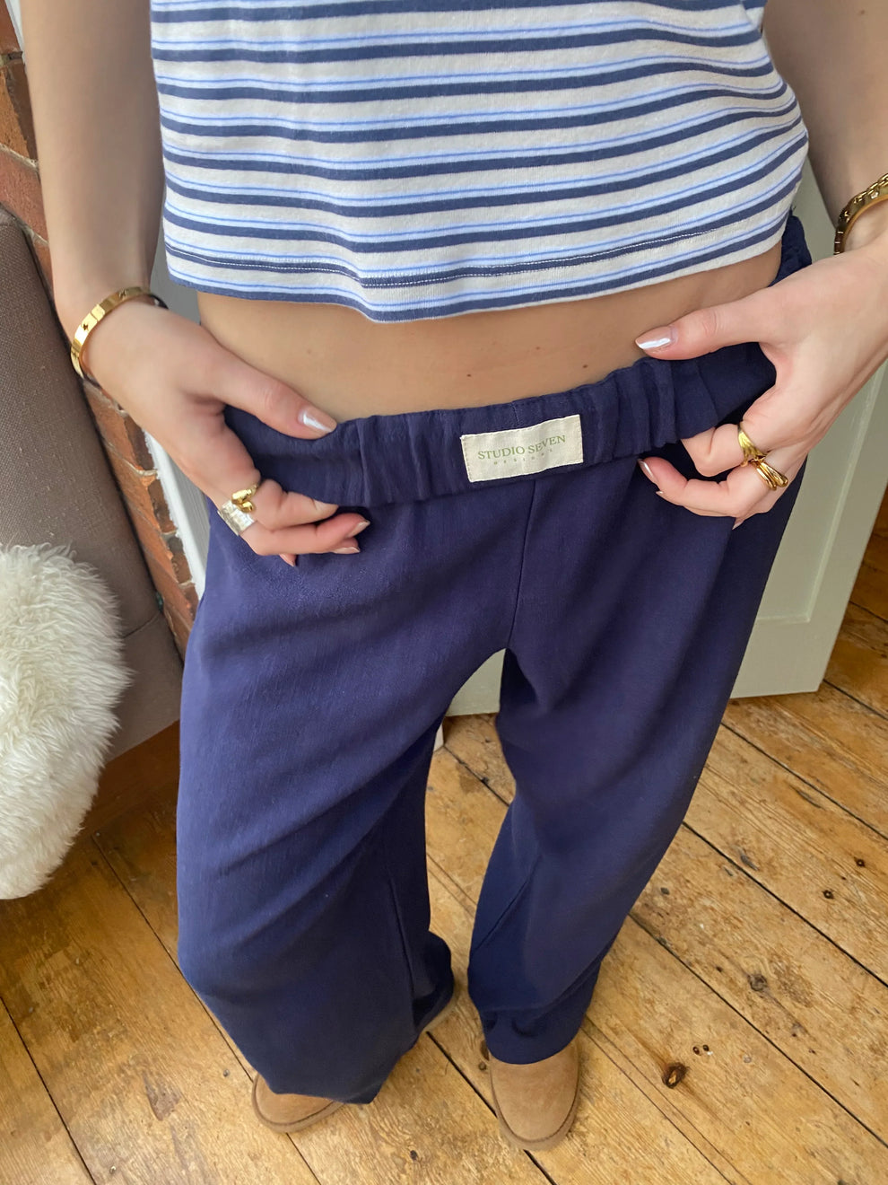 Ivy Stockholm Women's Cotton Lounge Pants - Relaxed Fit