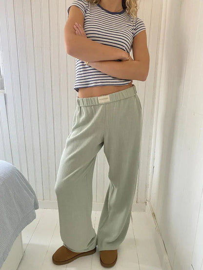 Ivy Stockholm Women's Cotton Lounge Pants - Relaxed Fit