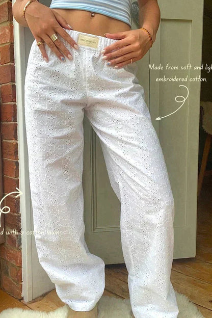 Ivy Stockholm Women's Cotton Lounge Pants - Relaxed Fit