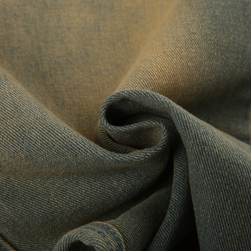 Jeanne | Women's Vintage-Inspired Distressed Cargo Jeans