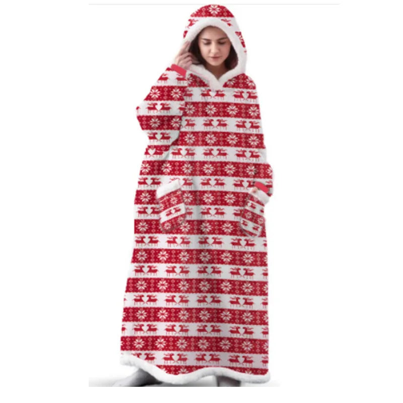 Extra-Large Hooded Blanket Robe