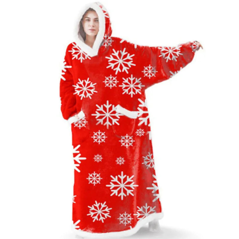 Extra-Large Hooded Blanket Robe