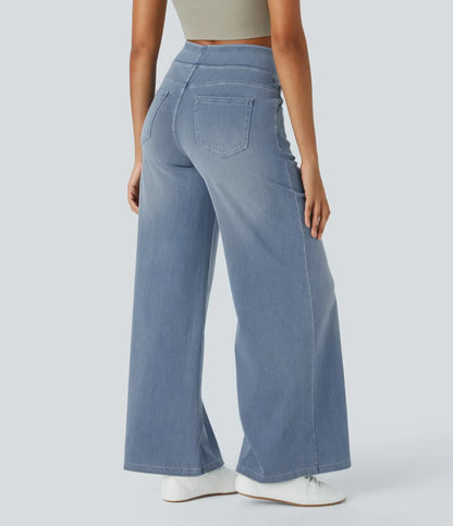 LIVAA | Women's High-Waisted Elastic Trousers