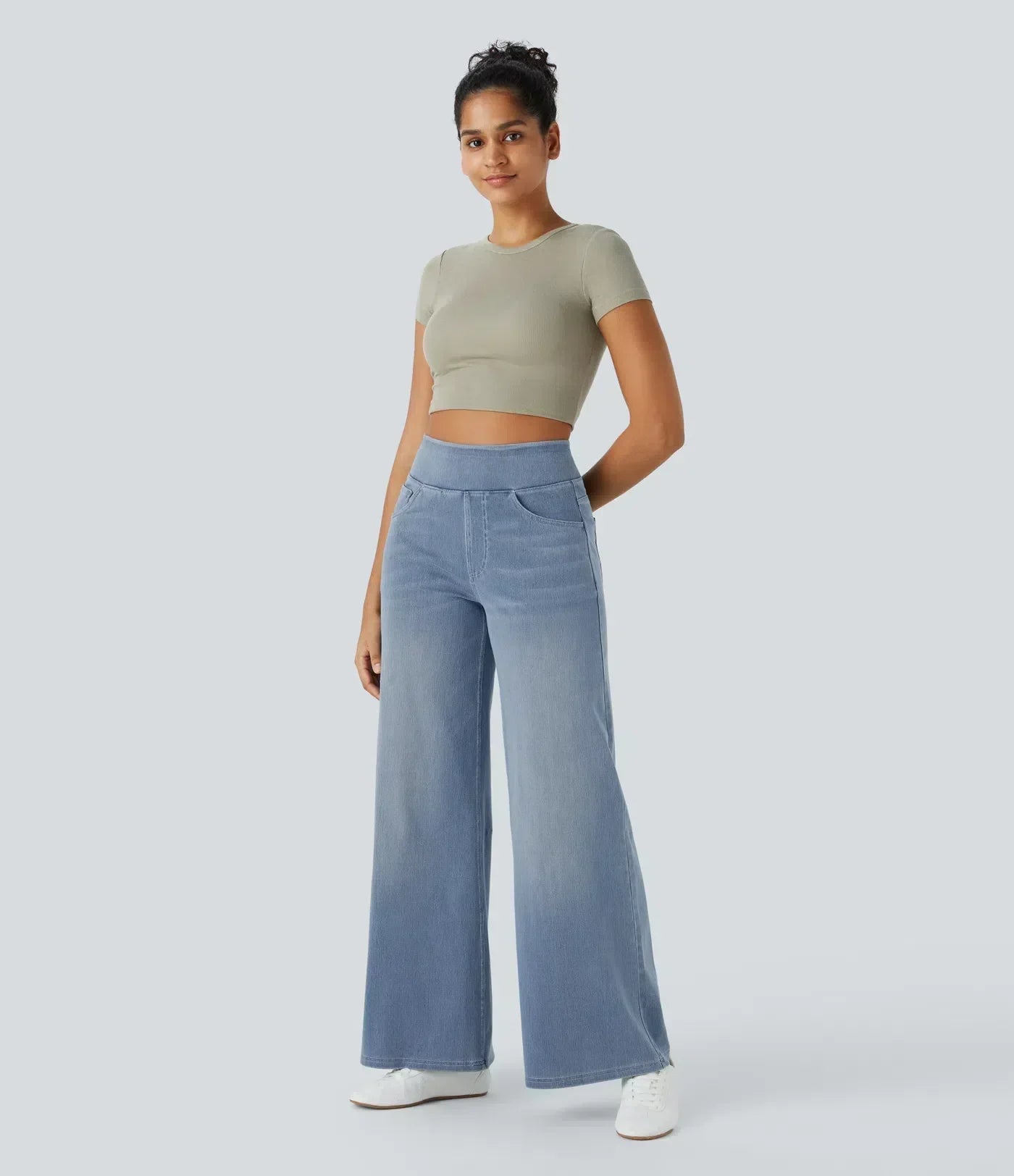 WW | Women's High-Waisted Stretch Trousers