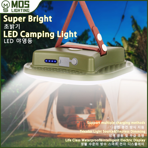 80W Magnetic Solar LED Camping Lamp with Zoom Feature