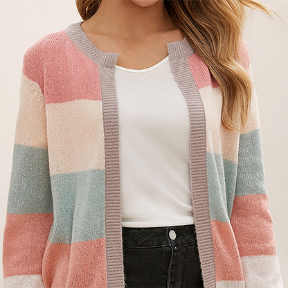 Lightweight Striped Cardigan