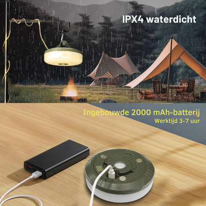 Versatile 4-in-1 Camping Lamp: Lantern, Power Bank, and 10m String Lights