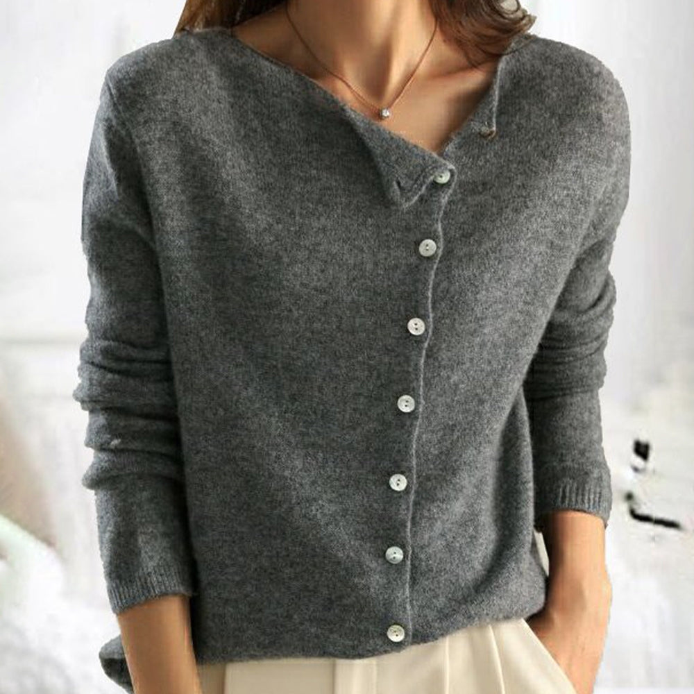 Lotte | Stylish Sweater with Trendy Button Detail