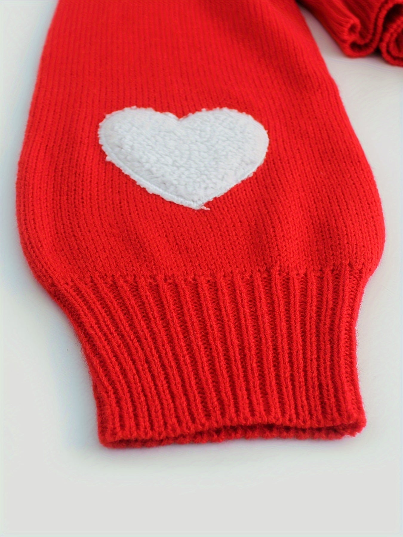 Lotte | Open Front Cardigan with Heart Pattern