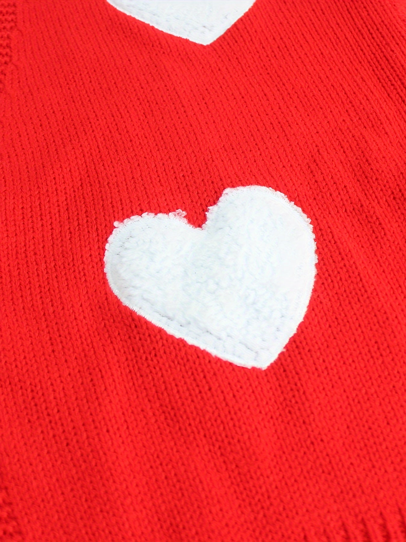 Lotte | Heart-Embellished Open Front Cardigan