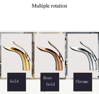 Curvex | Elegant Curved Bathroom Faucet - Contemporary Style, Long-lasting Finish