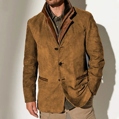 FLORIS | Vintage-Inspired Men's Coat with Button Fastening