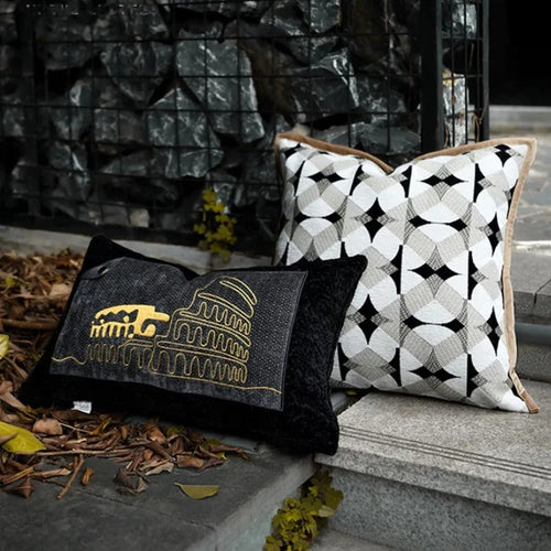 Chic Cushion Cover in Subtle Tones