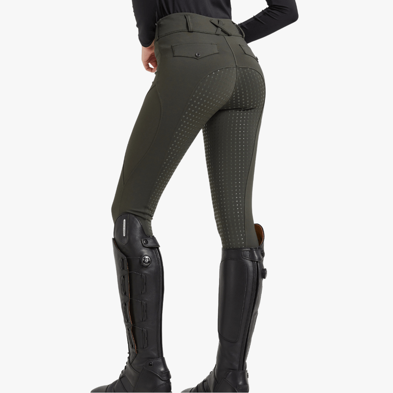 Mason Women's Silicone Grip Riding Breeches with Phone Pockets