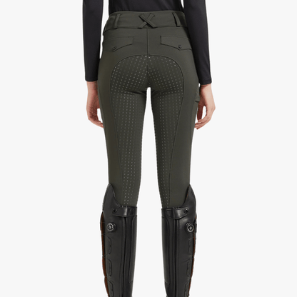 Mason Women's Silicone Grip Riding Breeches with Phone Pockets