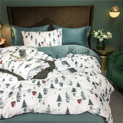 Luxurious Christmas Bedding Set in Soft Fabric