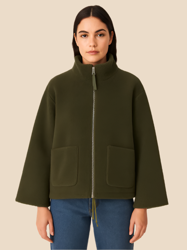 Imogen | Women's Oversized Sherpa Fleece Jacket Perfect for Special Events