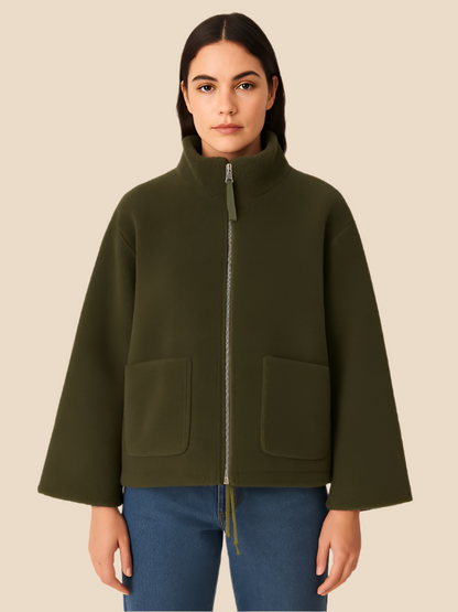 Imogen | Women's Oversized Sherpa Fleece Jacket Perfect for Special Events