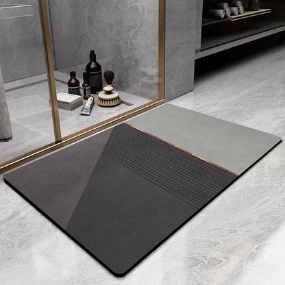 DryWave | Quick-Drying Bathroom Mat for Absorbent, Non-Slip Comfort