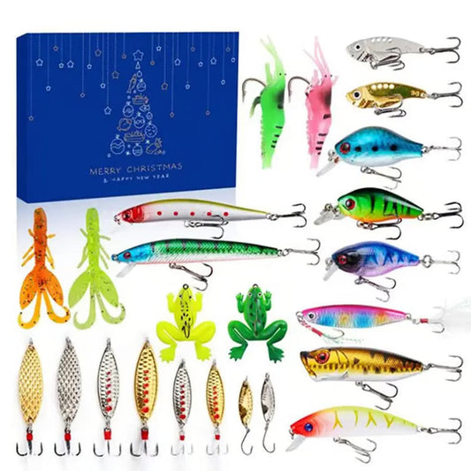 Fishing Enthusiast's Advent Calendar – Featuring Lures for Every Day