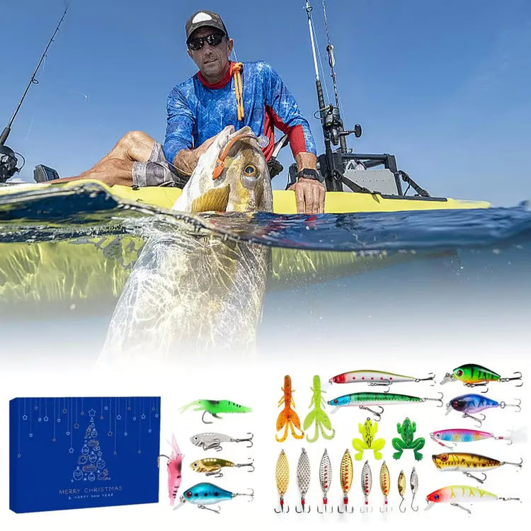 Fishing Enthusiast's Advent Calendar – Featuring Lures for Every Day