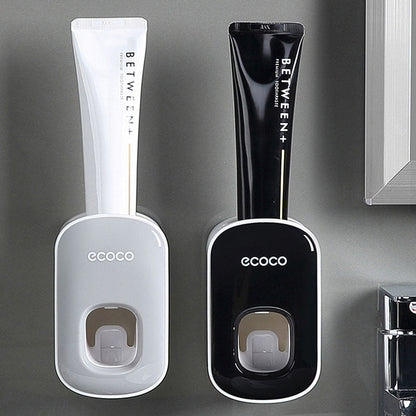 SmartSqueeze | Hands-Free Wall-Mounted Automatic Toothpaste Dispenser with Built-In Squeezer
