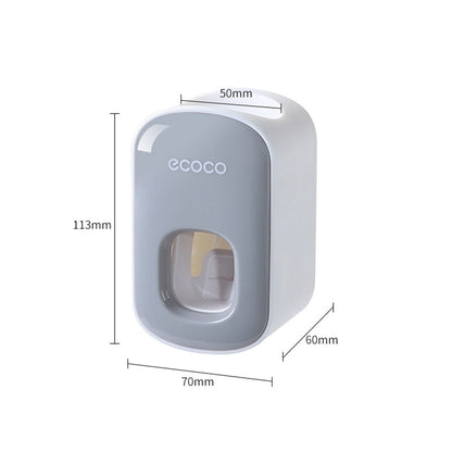 SmartSqueeze | Hands-Free Wall-Mounted Automatic Toothpaste Dispenser with Built-In Squeezer