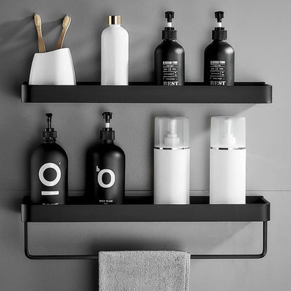 SleekShelf | Stylish Wall-Mounted Shower Organizer – No Drilling Required
