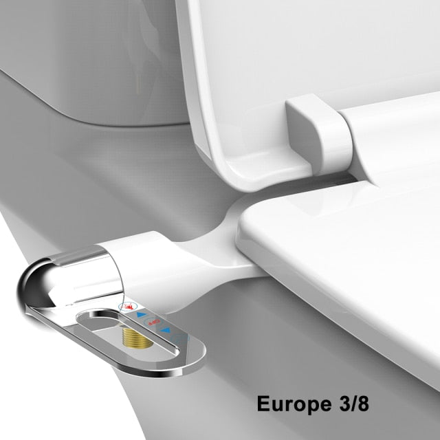 CleanJet | Slim Adjustable Water Bidet - Compact, Eco-Friendly, Effortless Installation