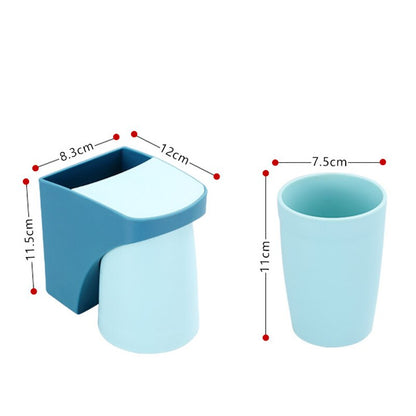 CupGrip | Magnetic Wall Holder for Bathroom Cups, Toothbrushes, Toothpaste, Razors & Accessories